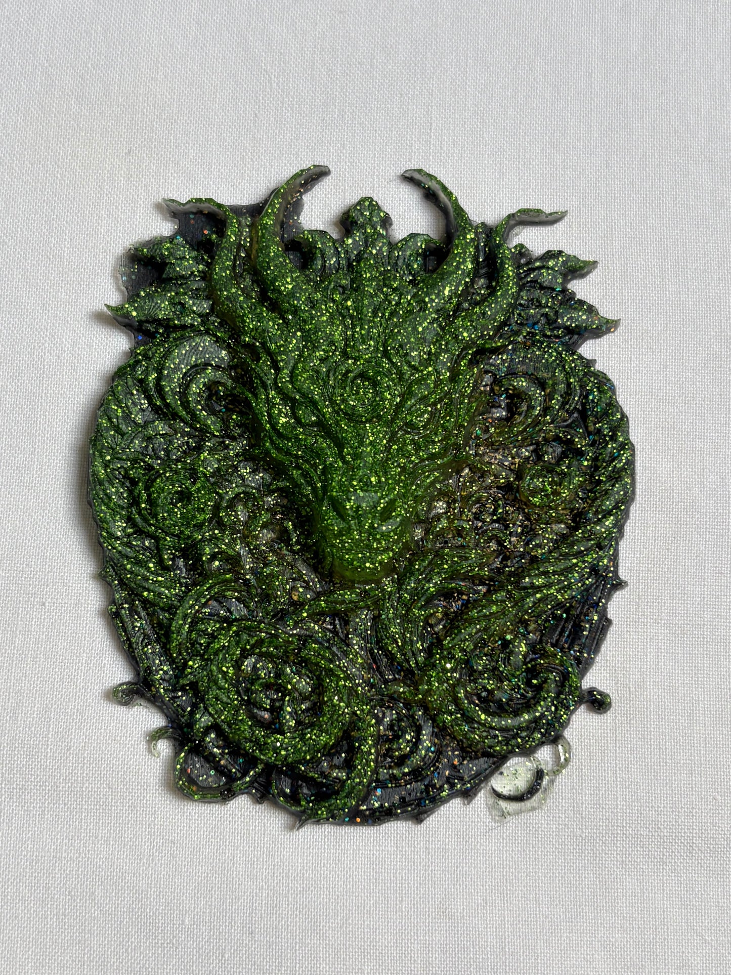 Green dragon, amulet