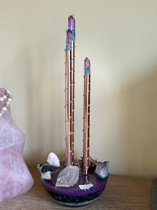 🔮Cloudbuster Trio – Angel Aura Amethist Edition 🔮