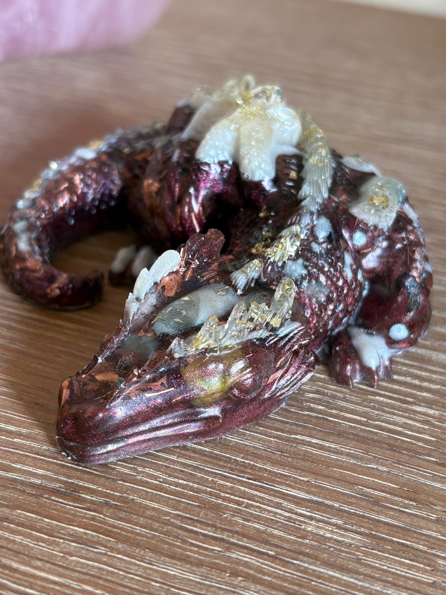 Orgonite Draak – “Shadow Guardian”, bruin