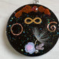 Hanger, Oneindige Sereniteit, 3,5 cm ⌀ , 'indigo-el ' tensor ring