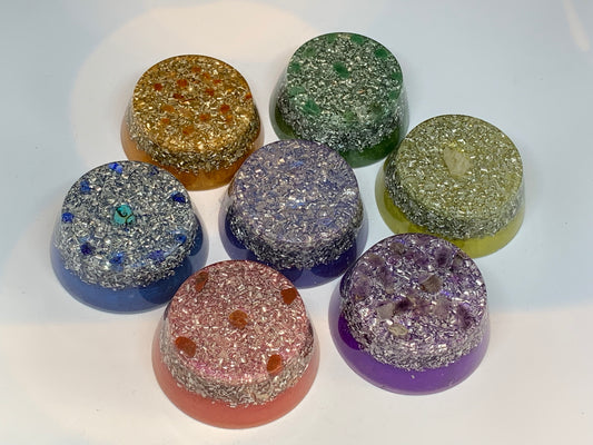 pakket: chakra set met beschermende godin, blauw