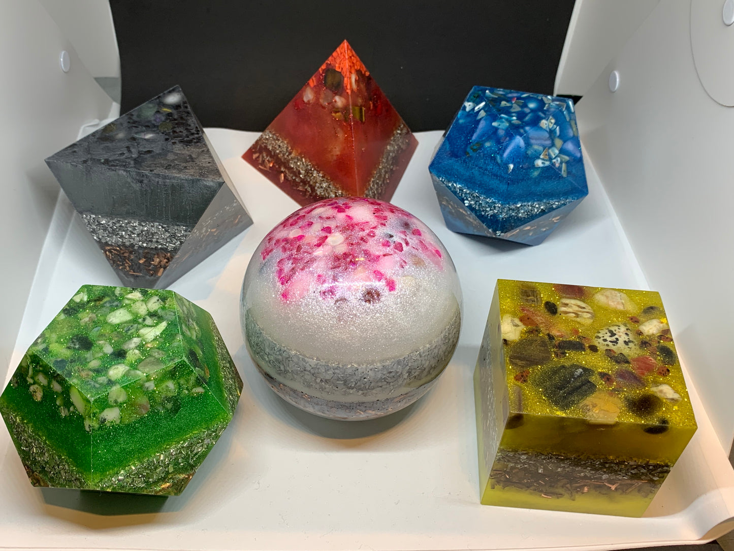 6 elementen, healingsset, groot