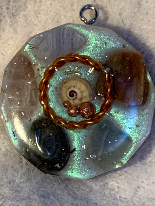 Hanger, 5 elementen, 3,5 cm ⌀ , 'earth' tensor ring