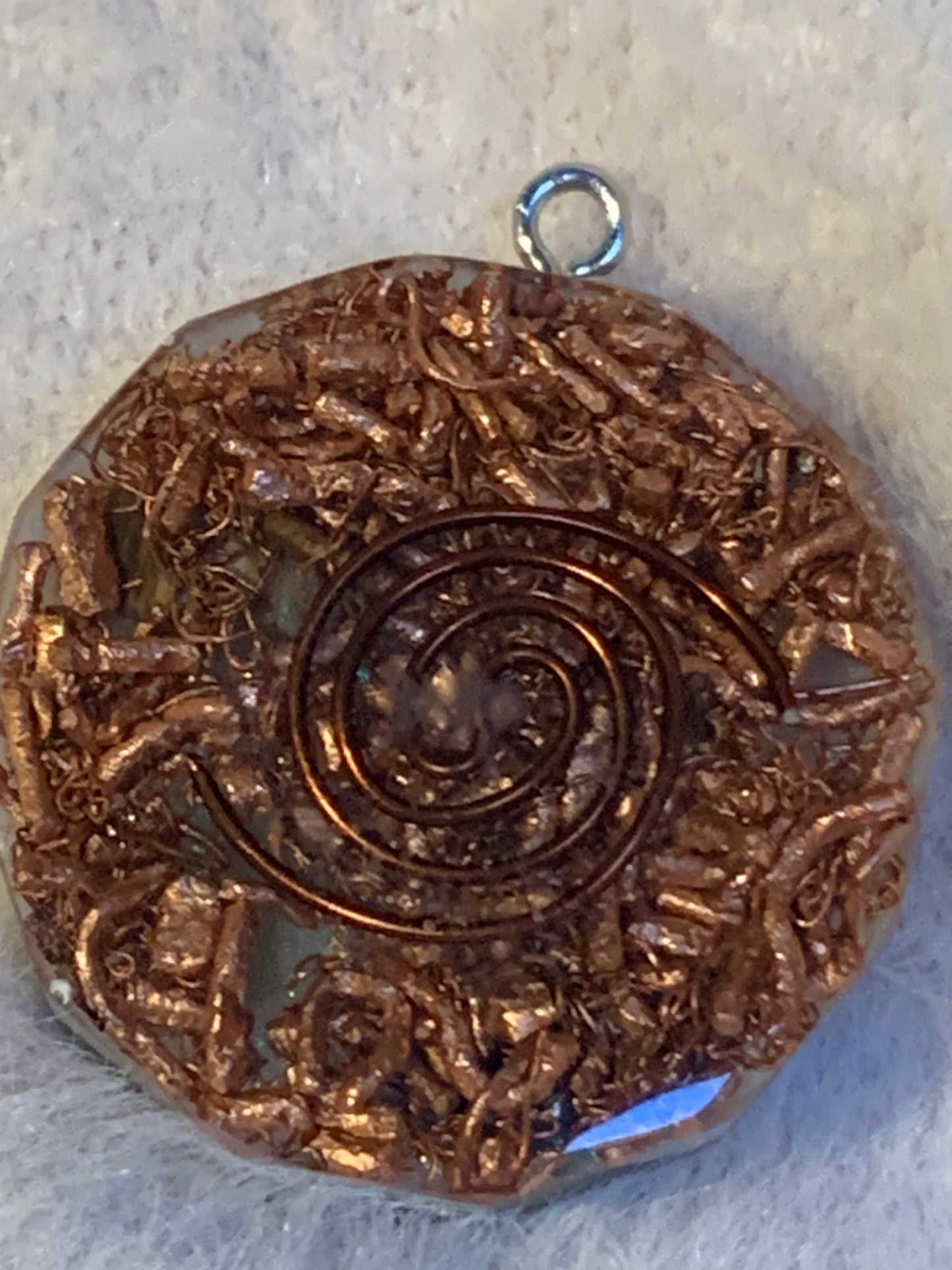 Hanger, 5 elementen, 3,5 cm ⌀ , 'earth' tensor ring