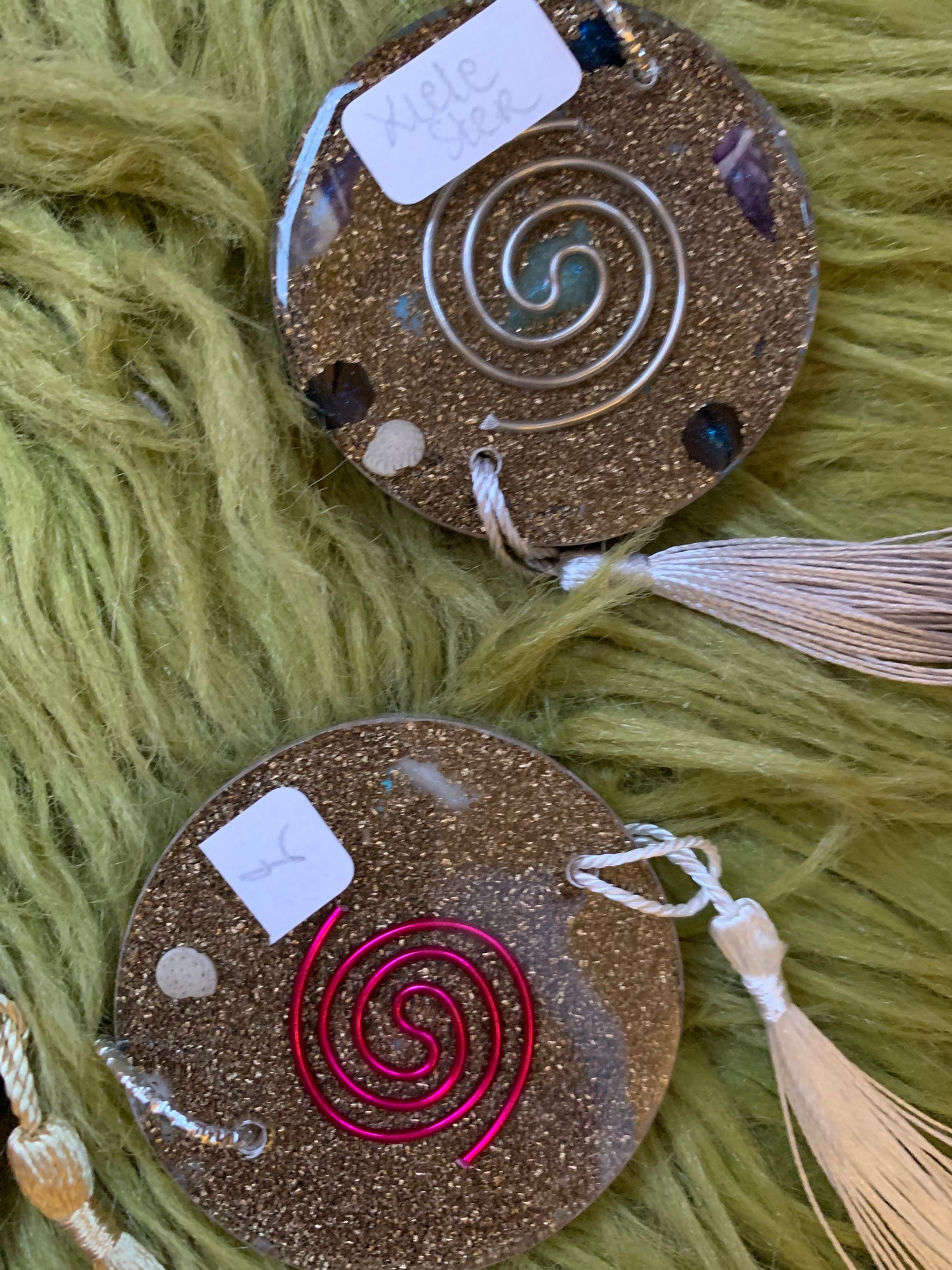 Solfeggio chakra healingsset, schijven 6cm ⌀