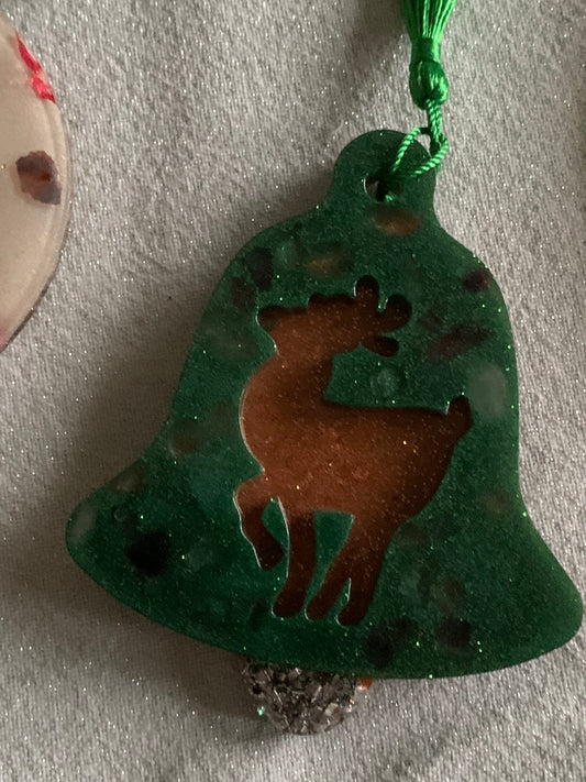 kerst orgonite, hert