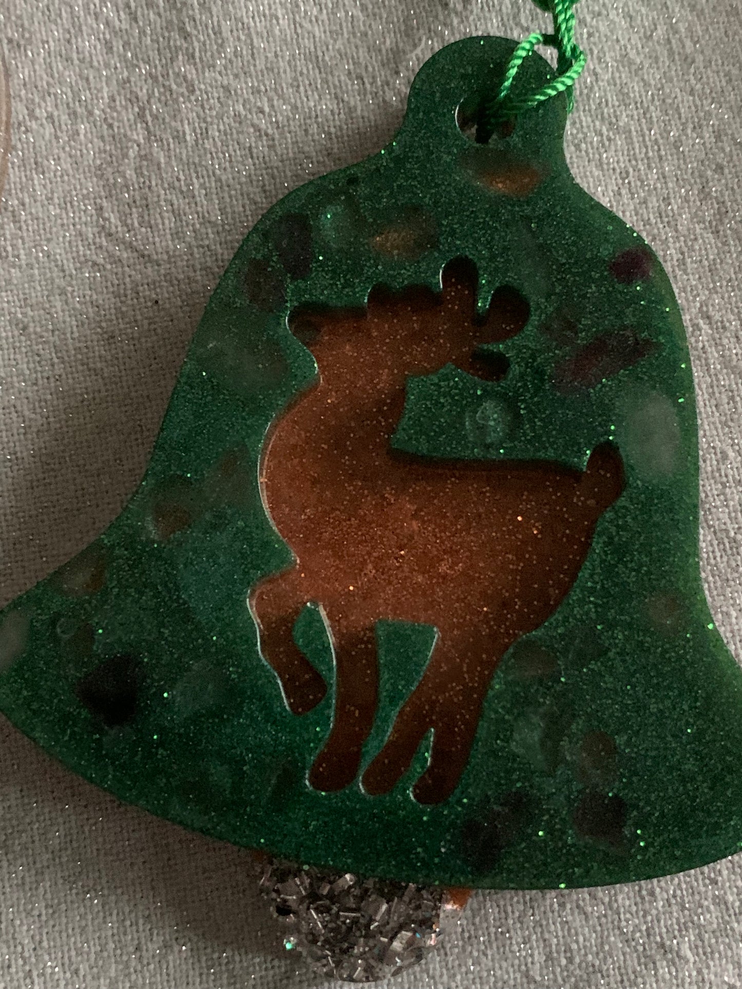 kerst orgonite, hert