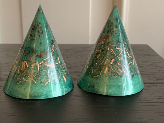 Gaia Orgonite Kegel – Harmonie met de aarde&nbsp;🌱