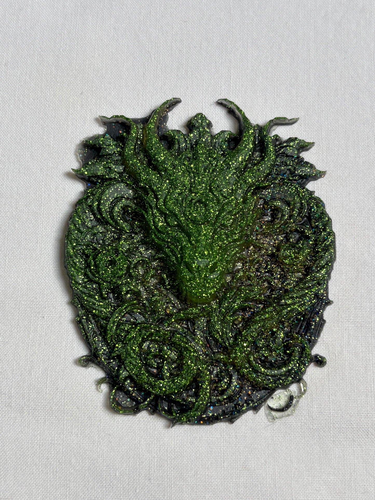 Green dragon, amulet