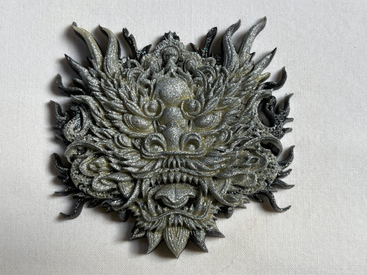 Silver dragon, amulet