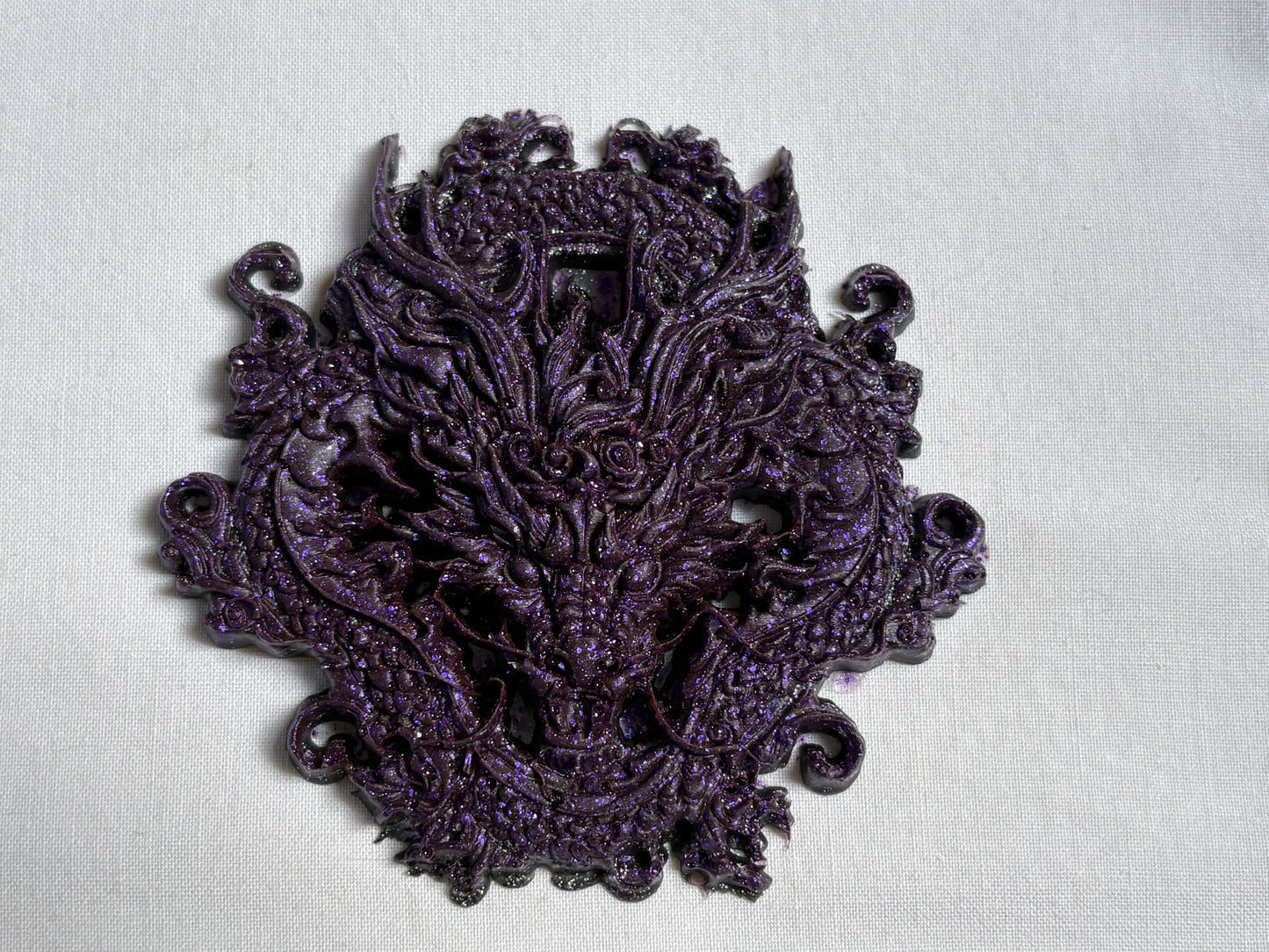 Violet dragon, amulet