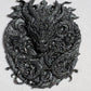 black-grey dragon, amulet