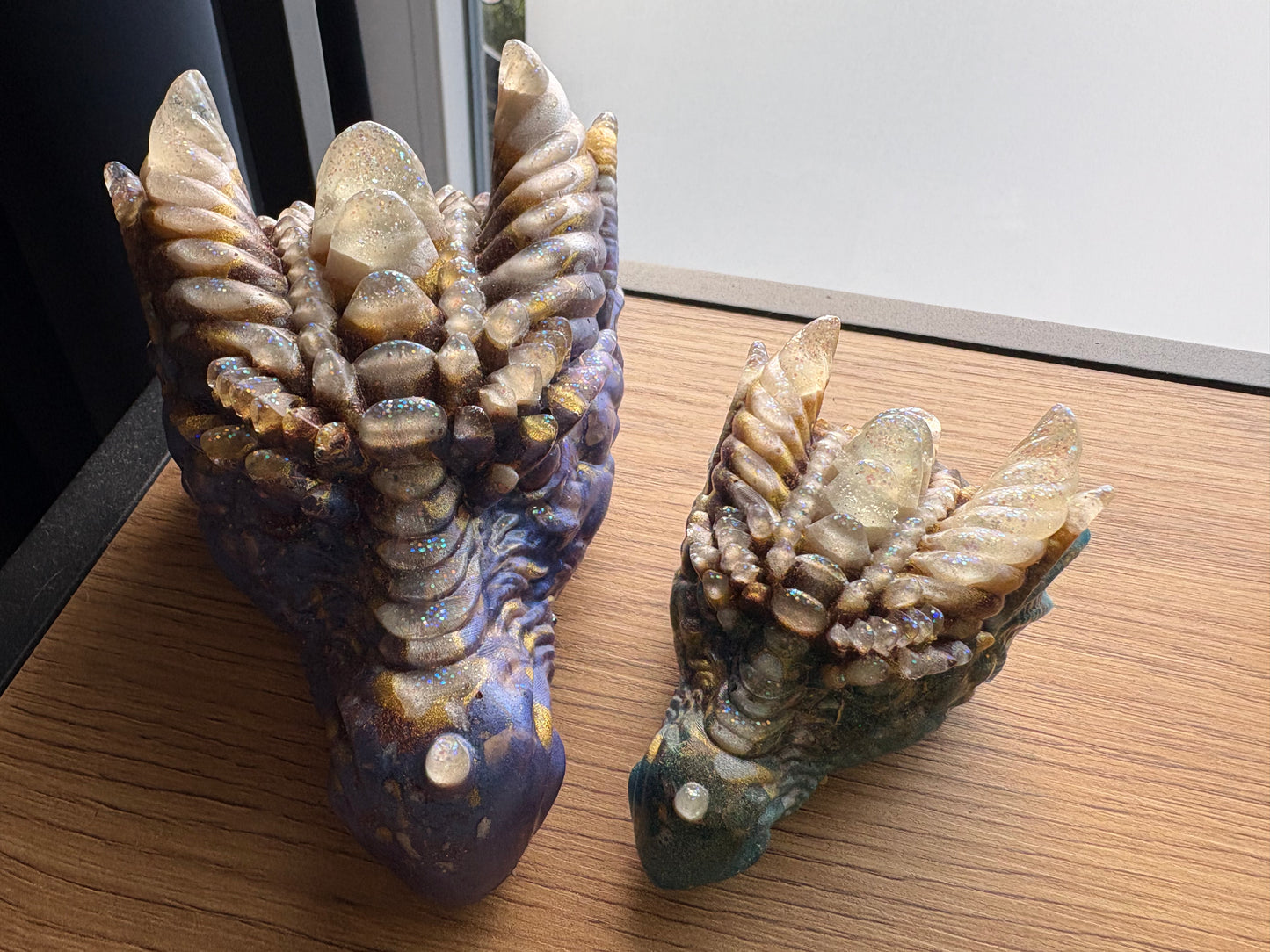 Duo Orgonite Draak – Kracht, Bescherming en Spirituele Verbinding