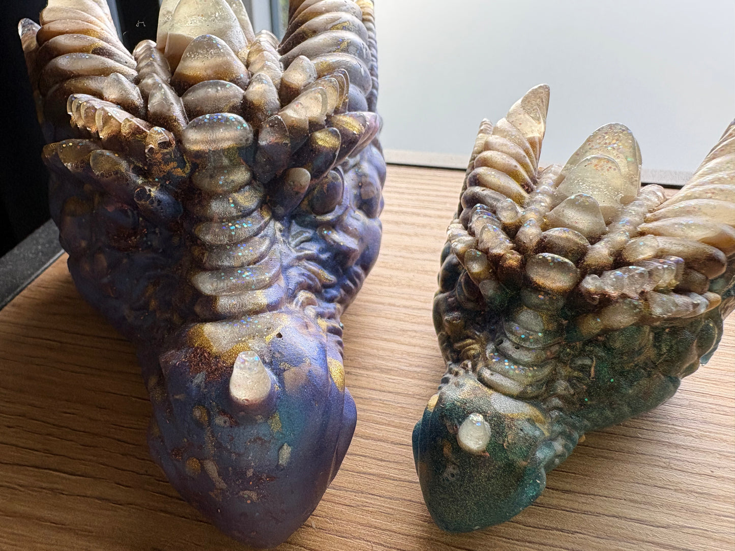 Duo Orgonite Draak – Kracht, Bescherming en Spirituele Verbinding