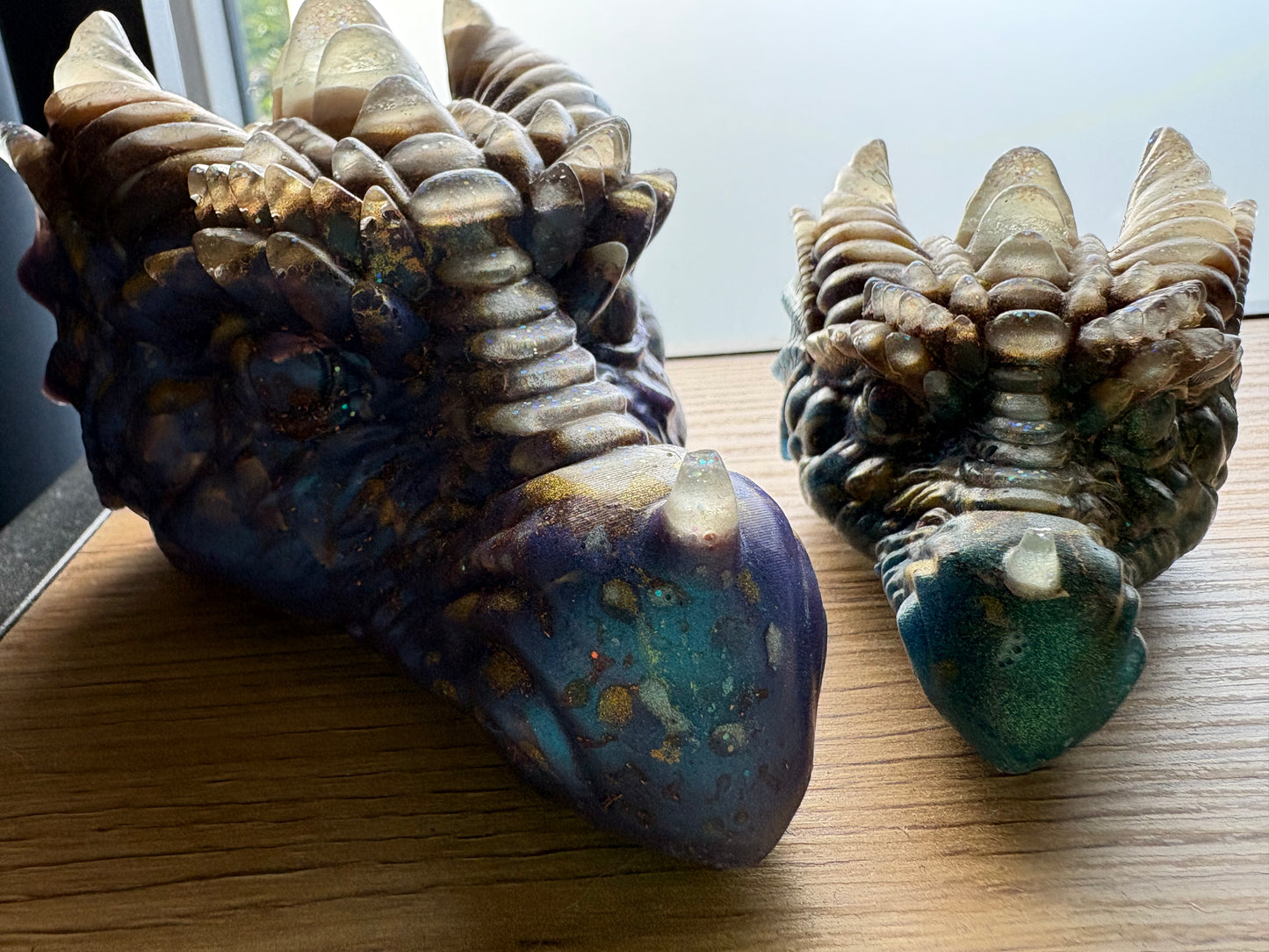 Duo Orgonite Draak – Kracht, Bescherming en Spirituele Verbinding