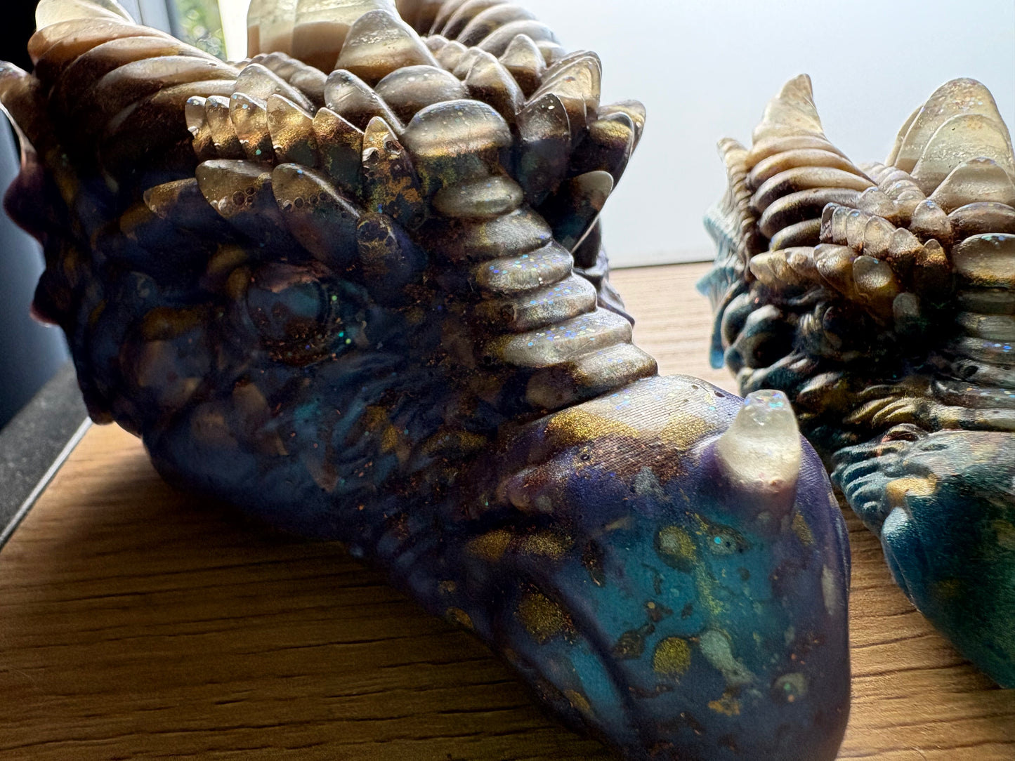 Duo Orgonite Draak – Kracht, Bescherming en Spirituele Verbinding