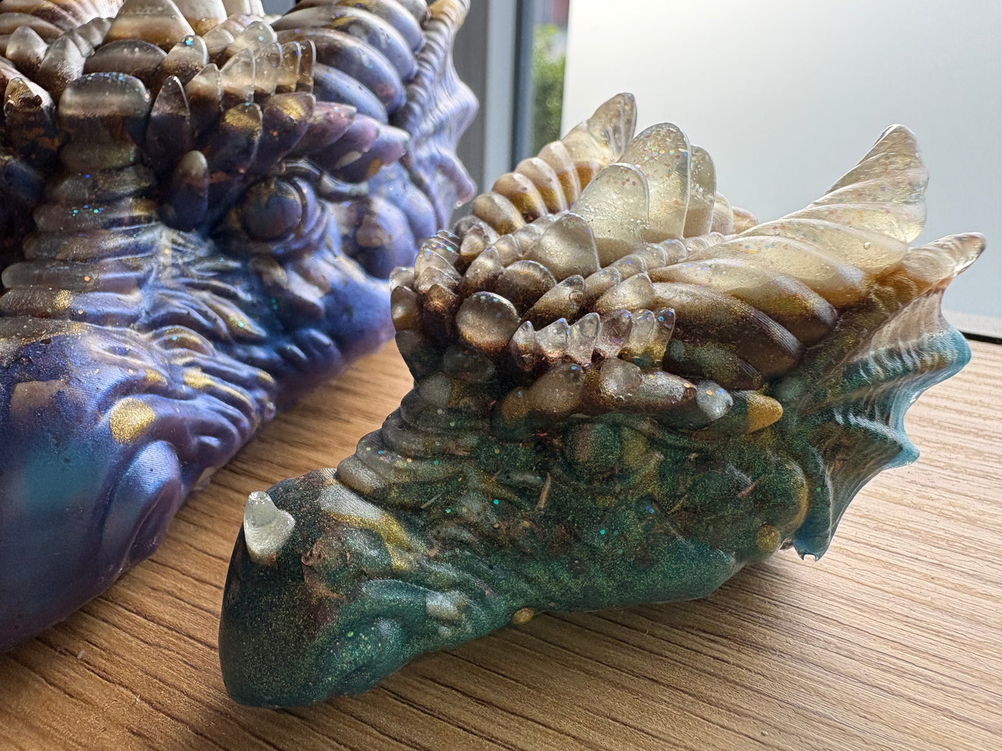 Duo Orgonite Draak – Kracht, Bescherming en Spirituele Verbinding