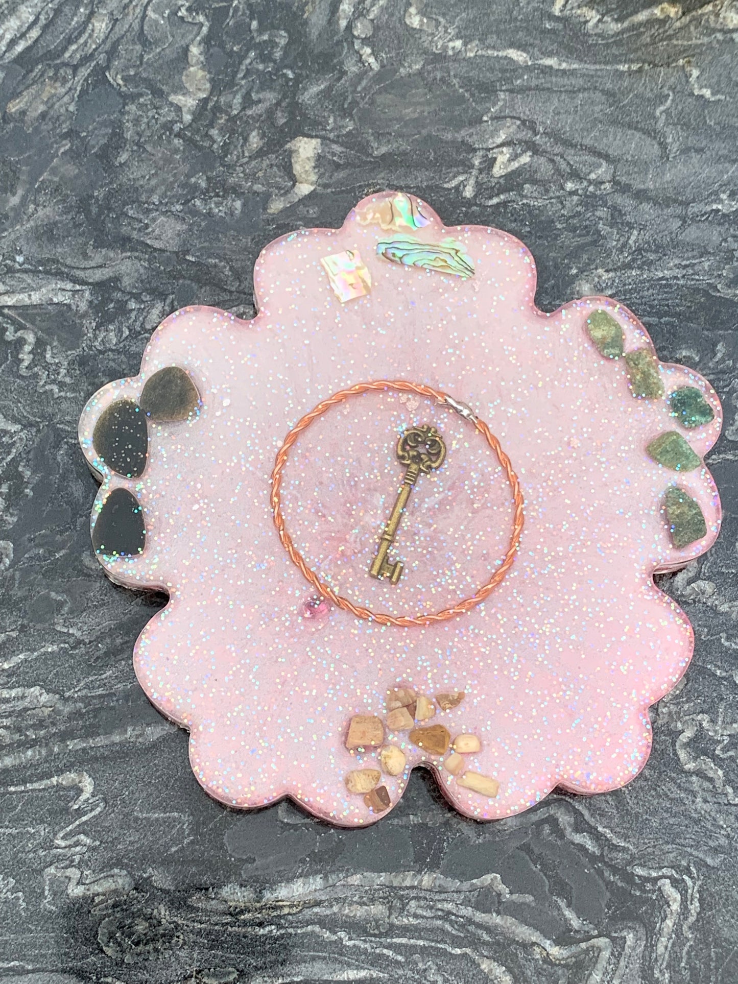 Oplaadschijf:Flower of Harmony, 11,5 cm Ø