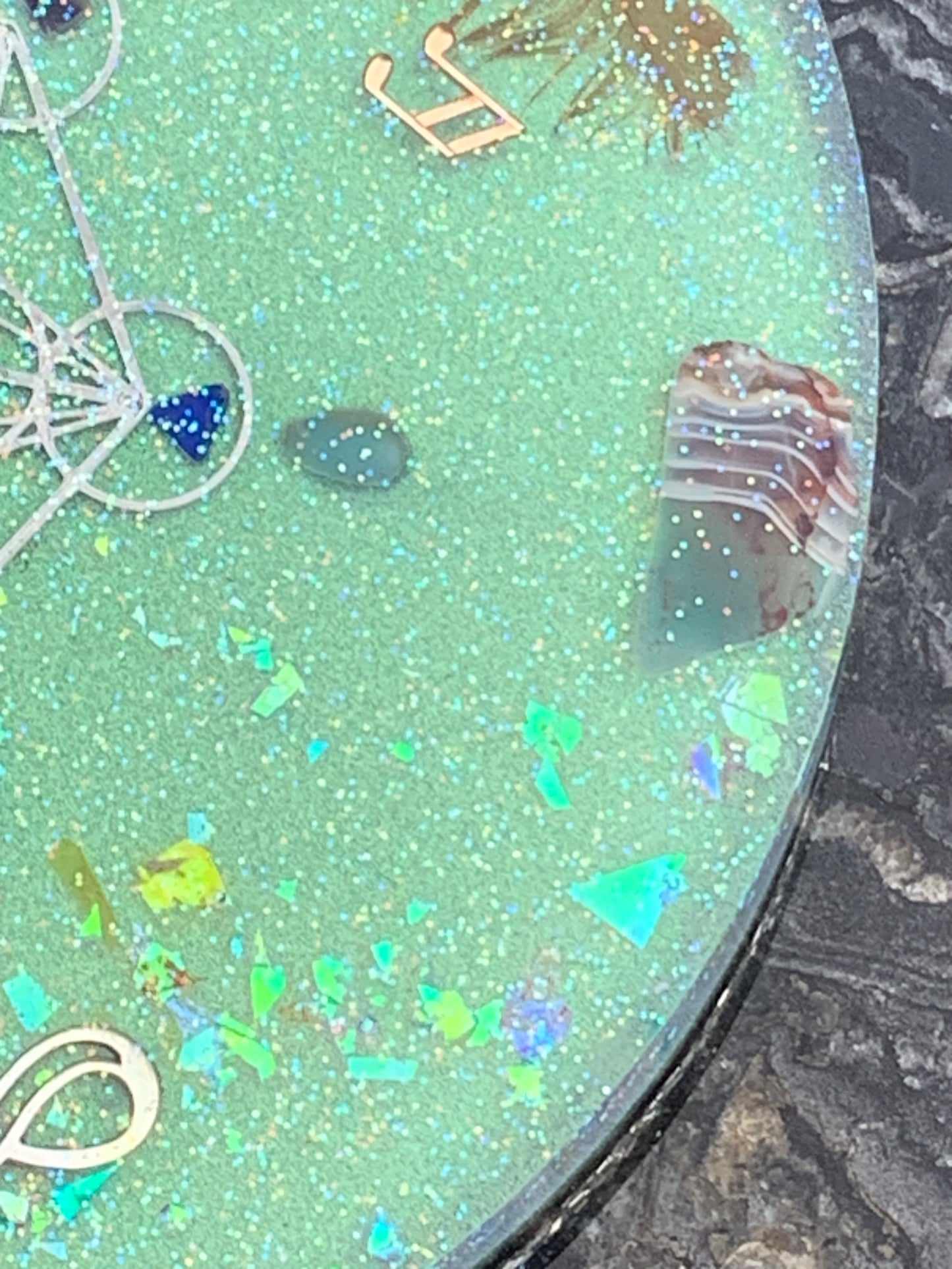 ✨ Hemelse Harmonie – Orgonite Oplaadschijf ✨