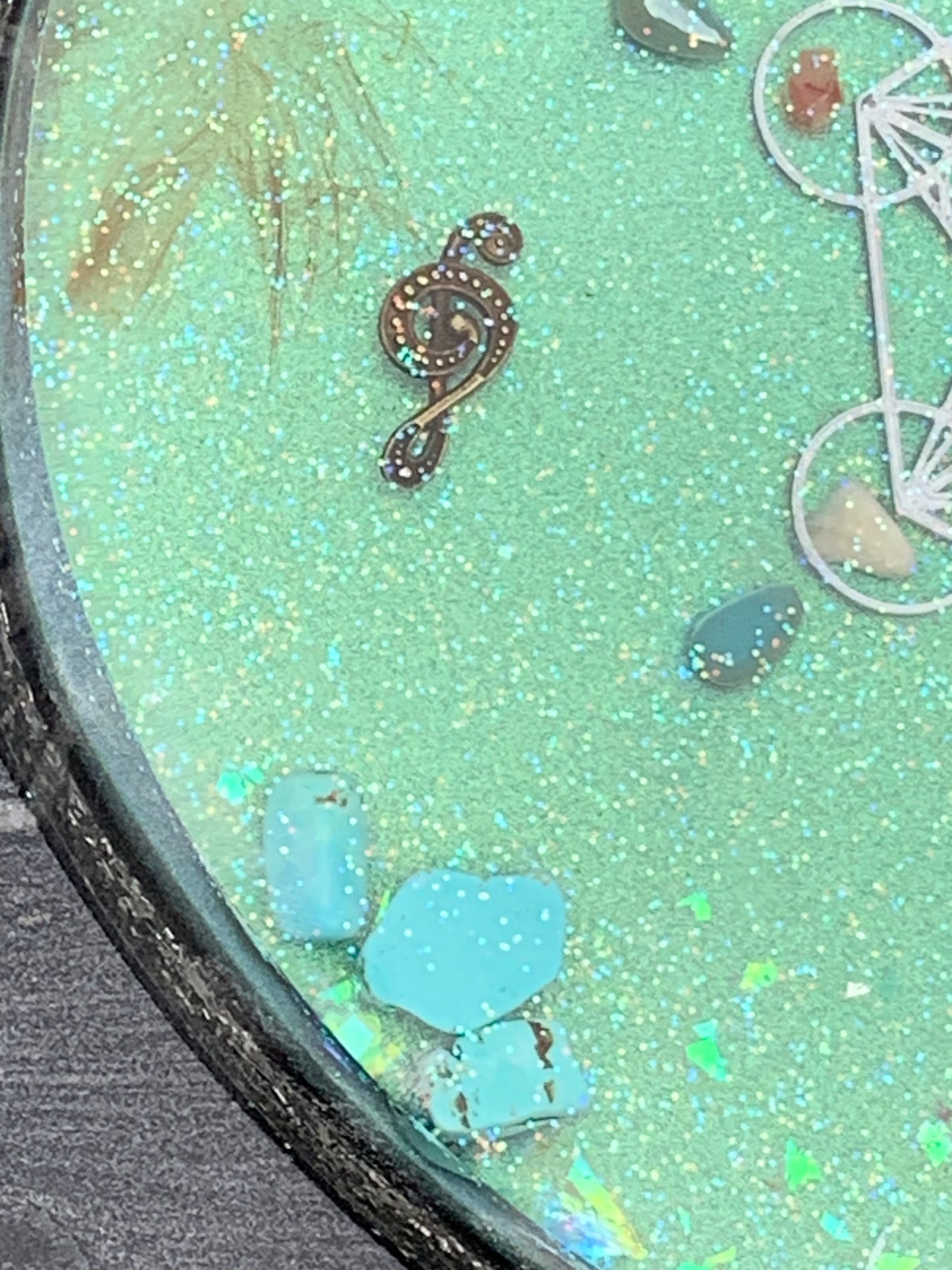 ✨ Hemelse Harmonie – Orgonite Oplaadschijf ✨