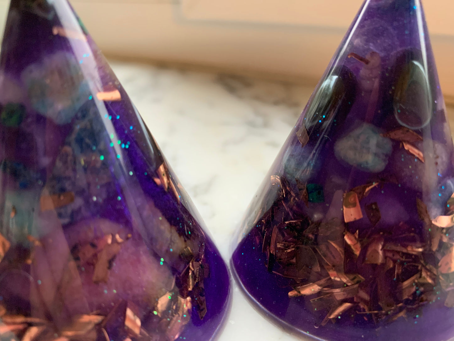 Cosmo Orgonite Kegel – Ontwaak je hogere wijsheid ✨